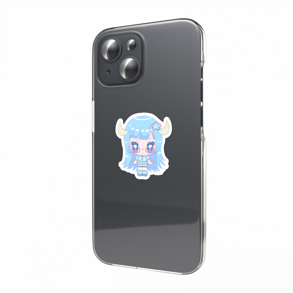 牡牛座ちゃんのスマホステッカー/単体