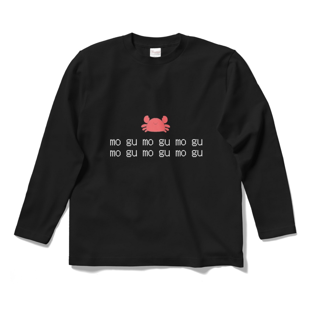 mogumogumoguカニさんロングスリーブTシャツ