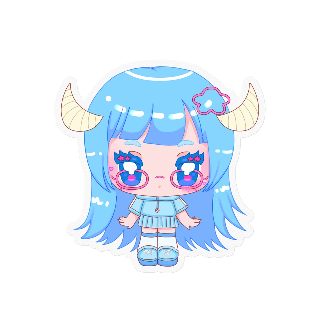 牡牛座ちゃんのクリアステッカー