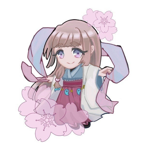 桜アクリルキーホルダー