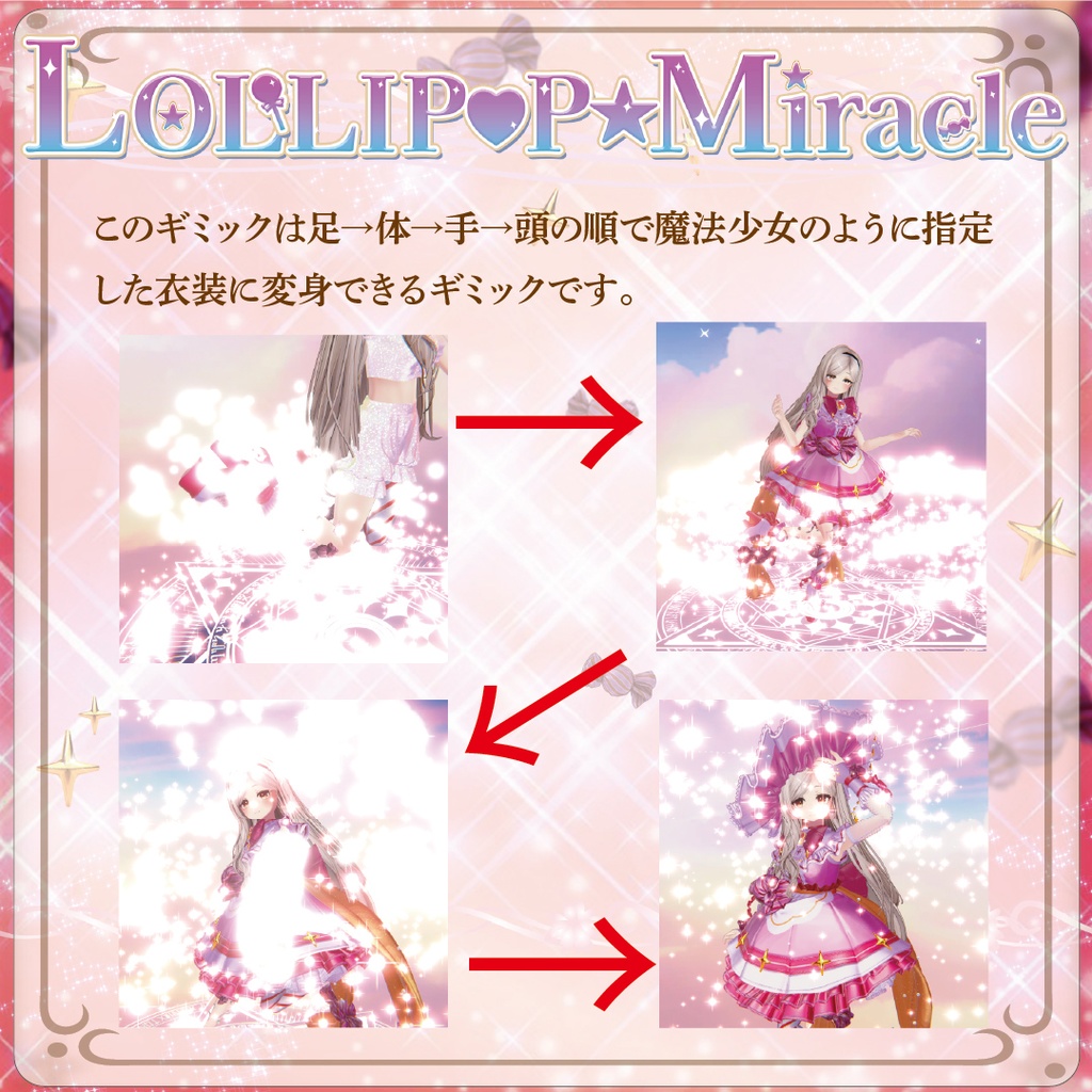 LOLLIP♡P☆MIRACLE-【変身ギミック】