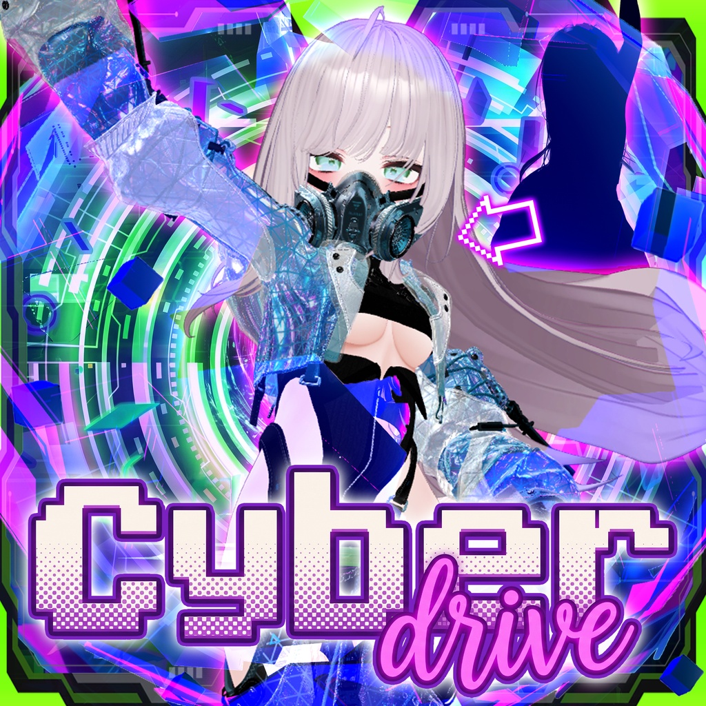 【モーション付 変身ギミック】Cyber_drive