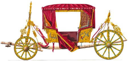 Png画像 君主の馬車アンティークイラスト アンティーク レトロ イラスト画像素材 Booth
