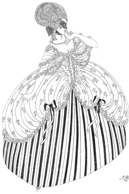 Png画像 仮面舞踏会の貴婦人アンティークイラスト アンティーク レトロ イラスト画像素材 Booth