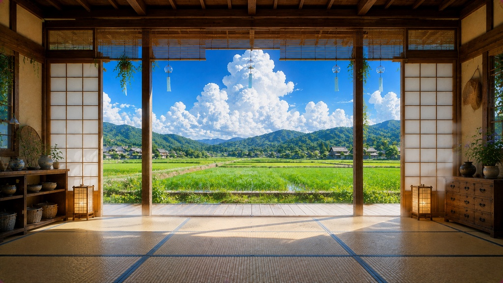 【50枚セット】和風VTuber配信背景｜京都・旅館・神社・四季