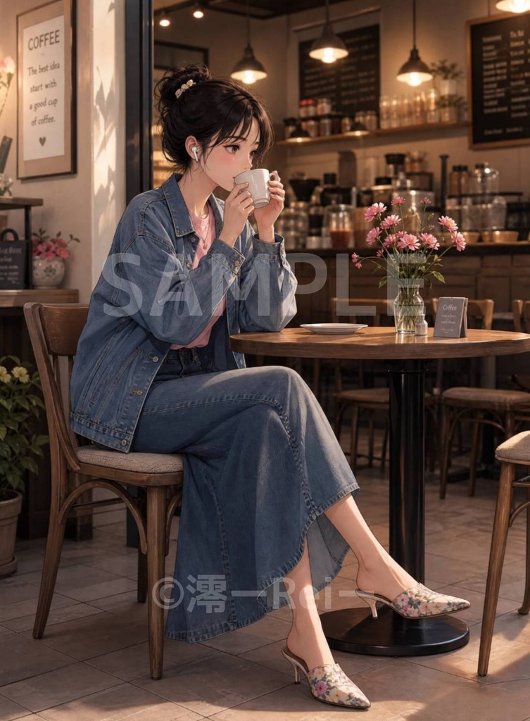 カフェの女性たち