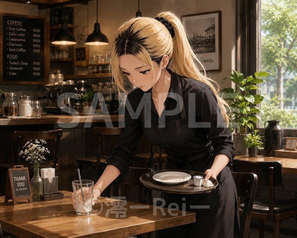カフェの女性たち