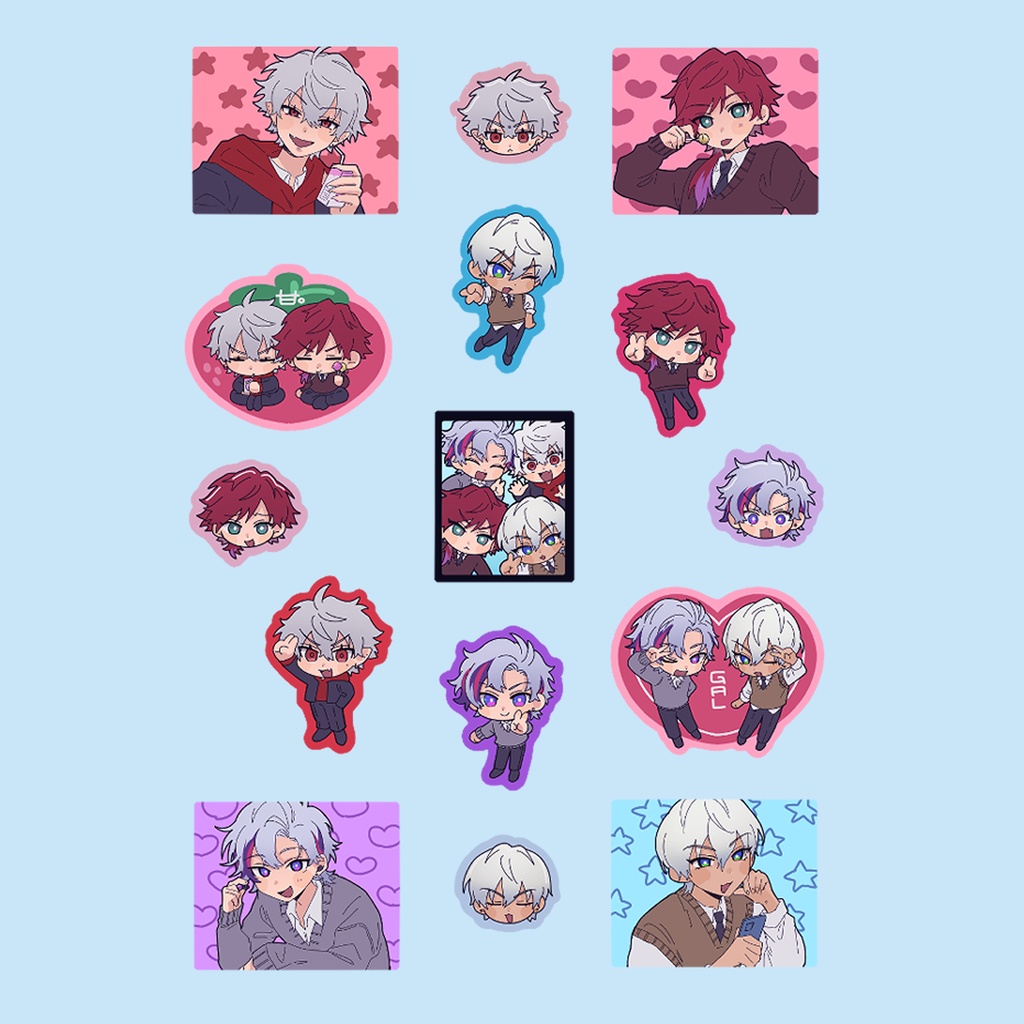 せめよん ぷっくりシール