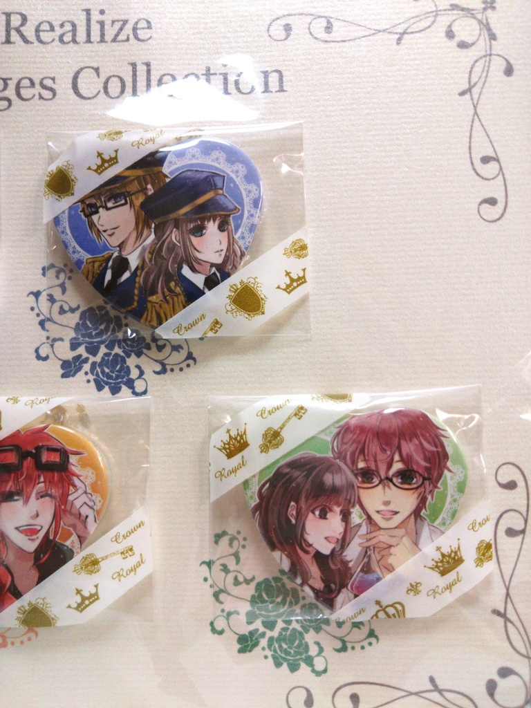 Code Realize ハート型缶バッジセット ひよこのすみか Booth