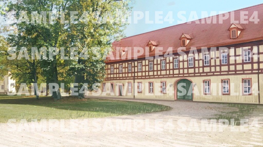 【素材】背景素材 ヨーロッパ外観 1