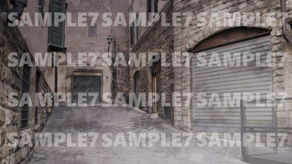 【素材】背景素材 ヨーロッパ外観 2