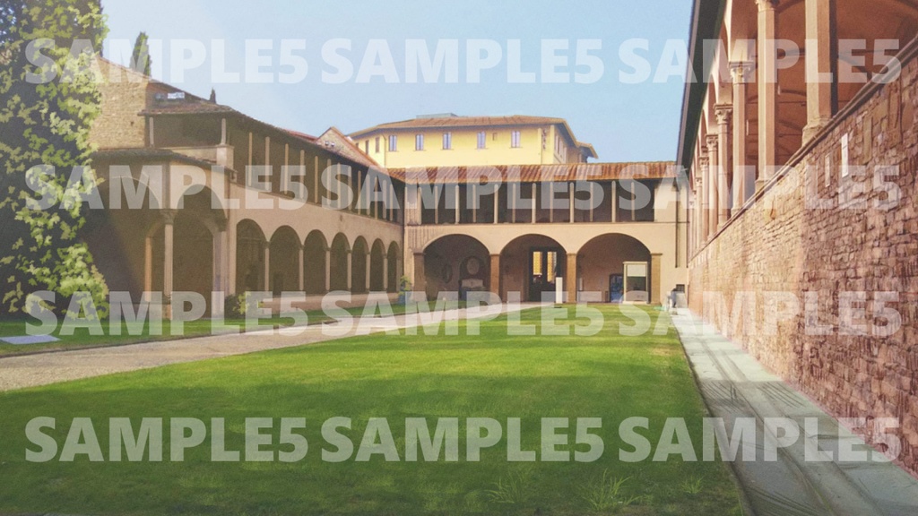 【素材】背景素材 ヨーロッパ外観 2