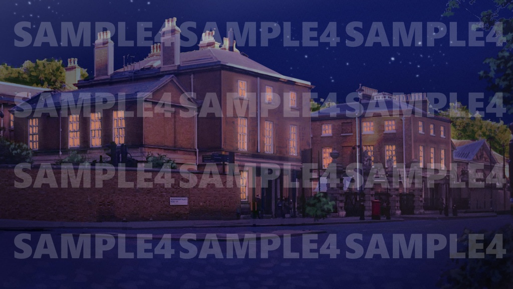 【素材】背景素材 ヨーロッパ外観 2