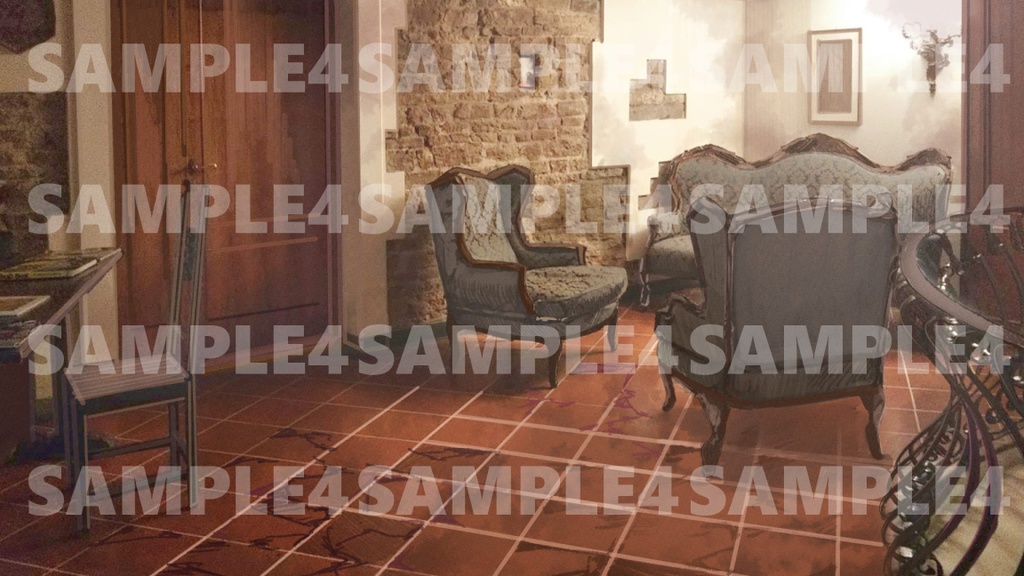 【素材】背景素材 ヨーロッパ室内 1