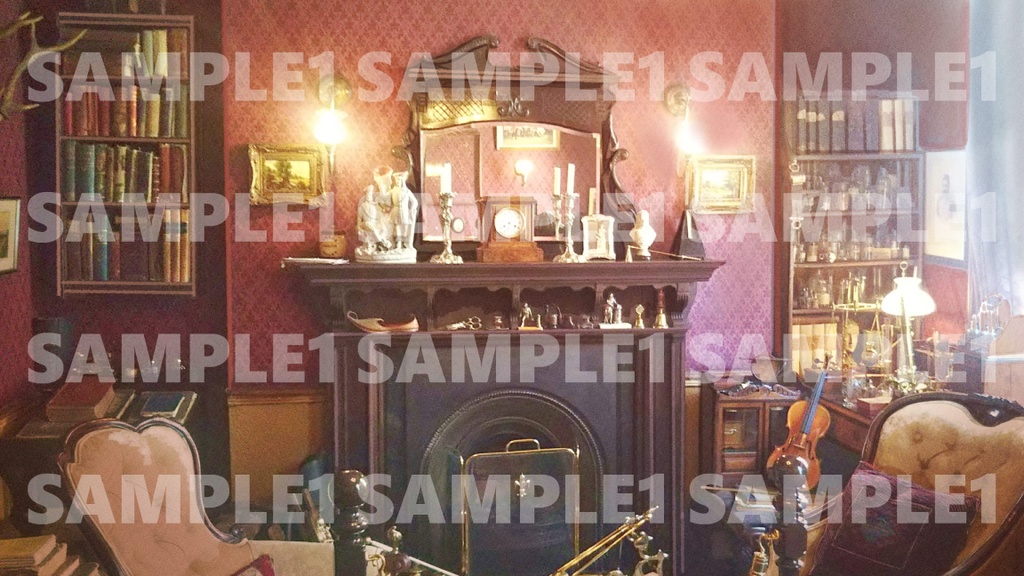 【素材】背景素材 ヨーロッパ室内 2