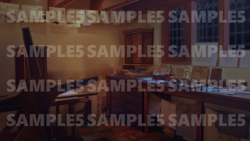 【素材】背景素材 ヨーロッパ室内 3