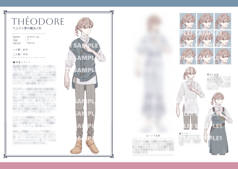 【一次創作同人誌】Florence -スペル:ルガナティオ- 設定資料集(デジタル版)