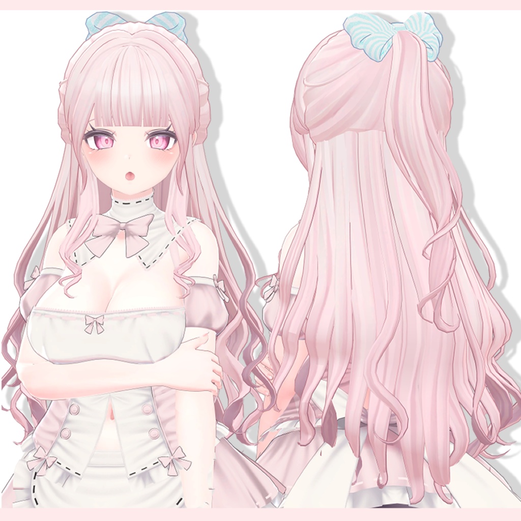 ハーフアップ - お嬢さまヘア