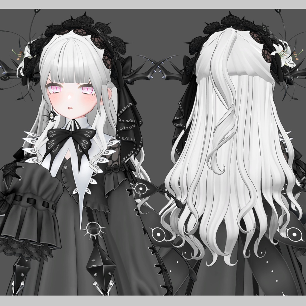 ハーフアップ - お嬢さまヘア