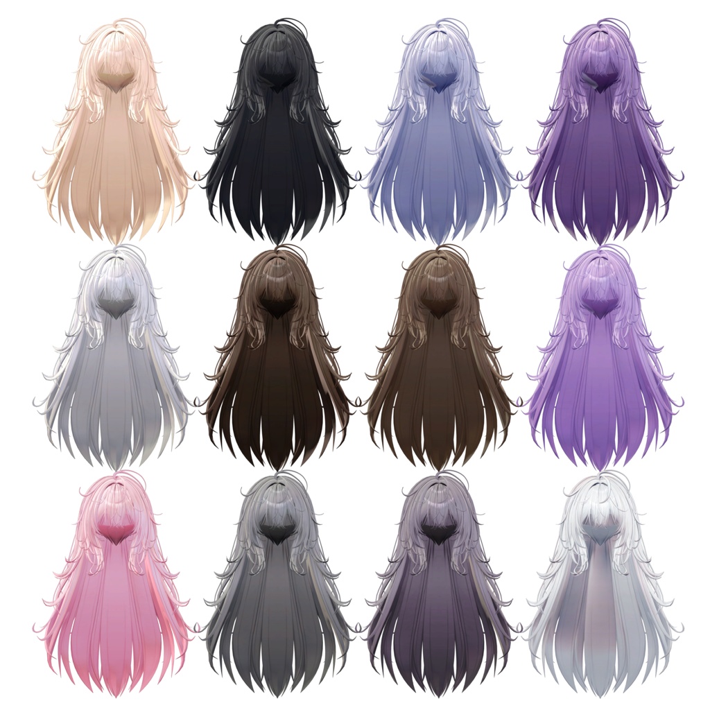 [3Dヘアモデル] Shy Dream 缩略图 6