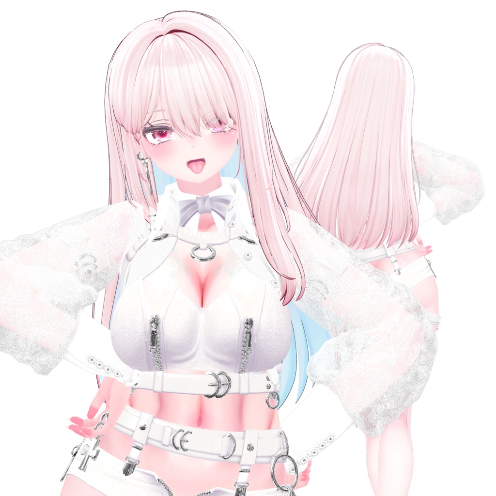 [3Dヘアモデル] ギャルヘアV.2 缩略图 5