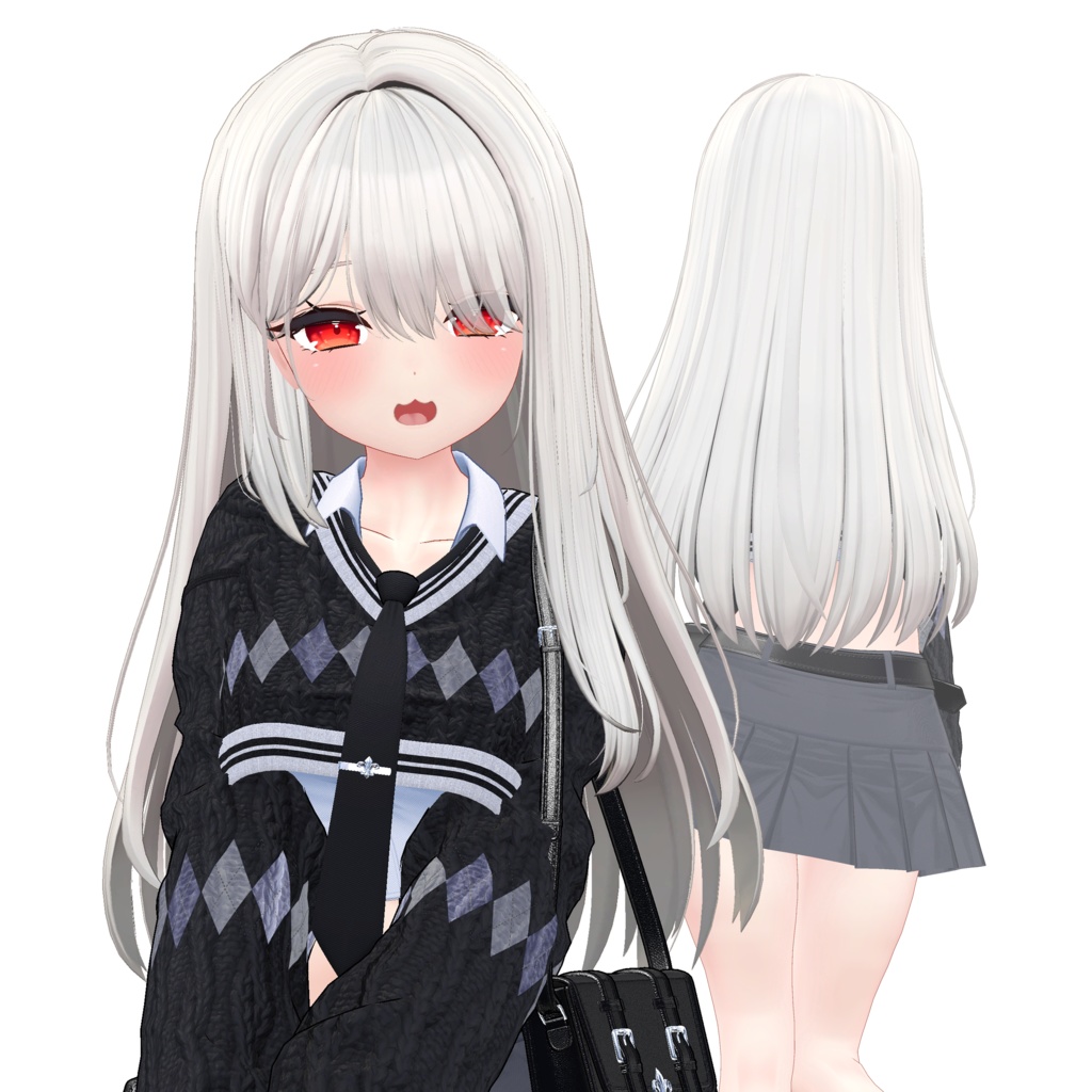 [3Dヘアモデル] ギャルヘアV.2 缩略图 6