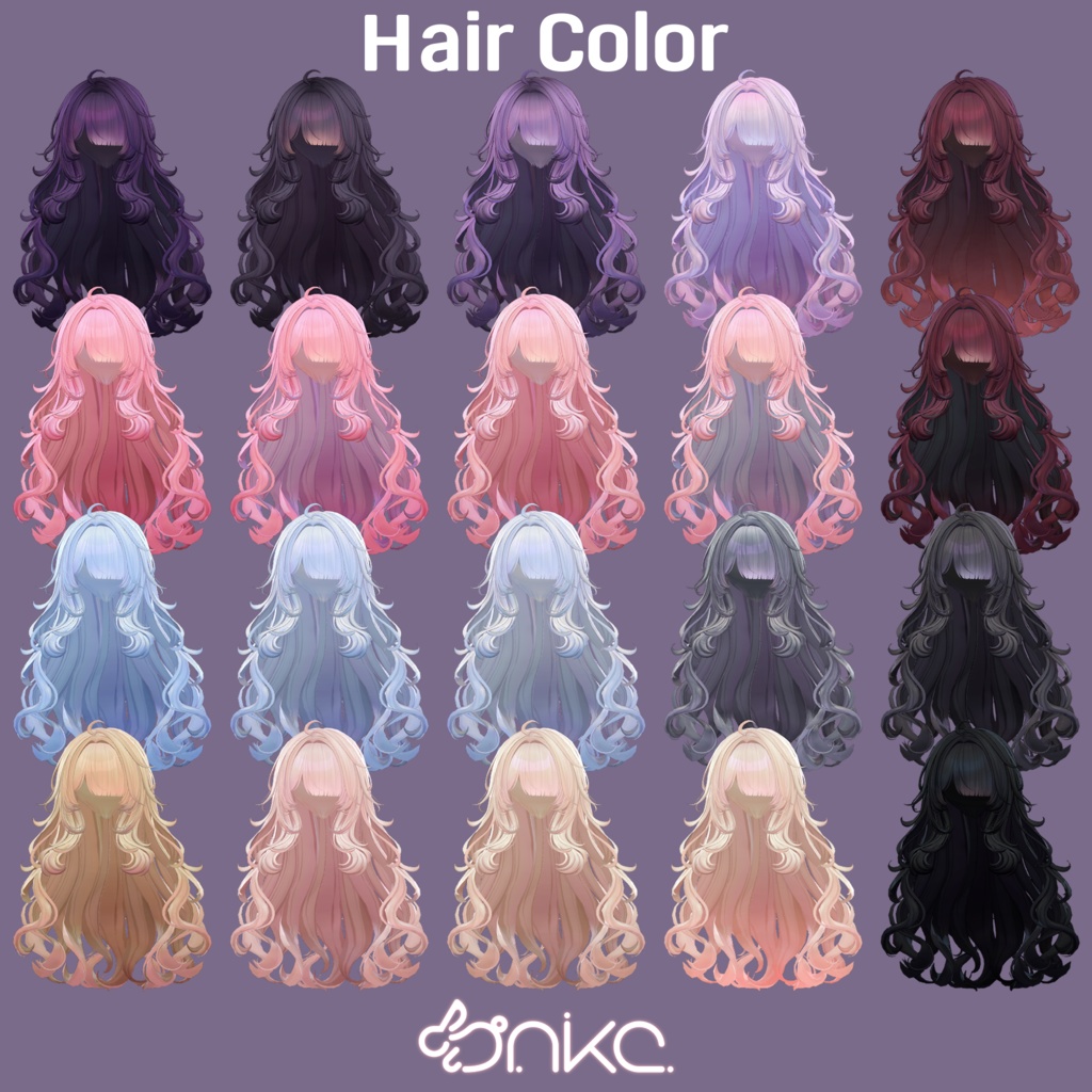 [3Dヘアモデル] Ethereal Waves 缩略图 7