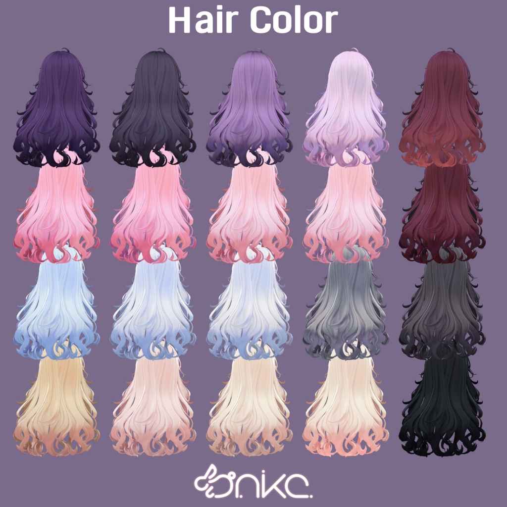 [3Dヘアモデル] Ethereal Waves 缩略图 8