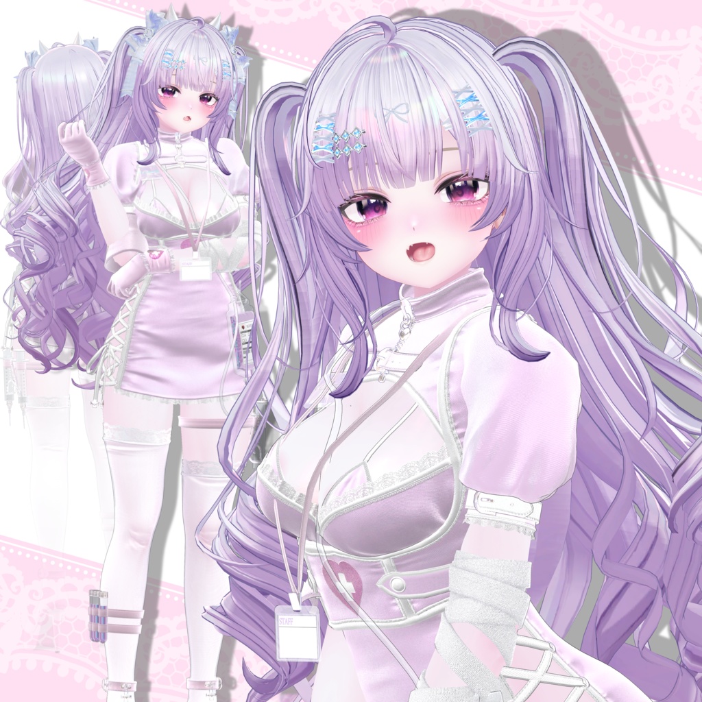 [3Dヘアモデル]  Lunar two-side up 缩略图 5