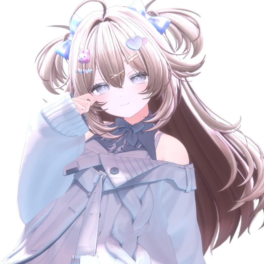  7アバター対応 _ Two SIde up [3Dヘアモデル] 