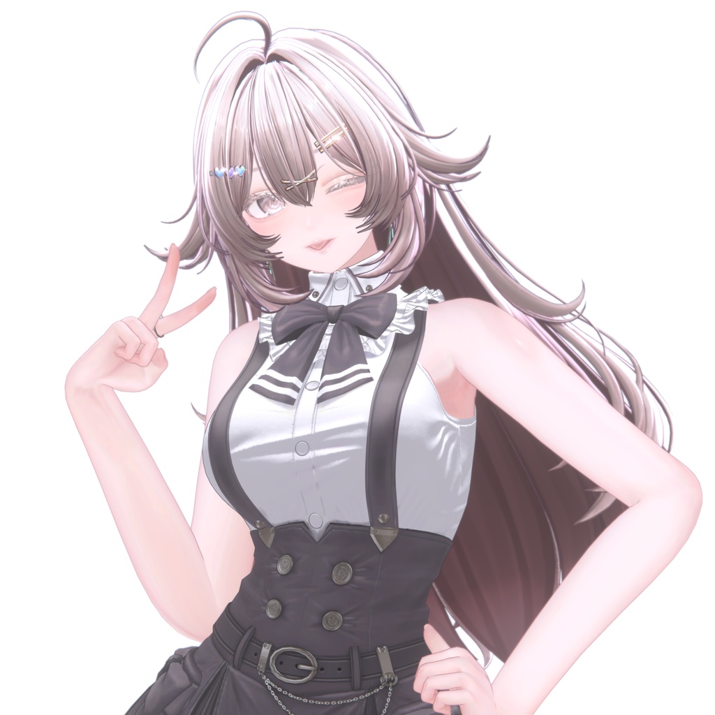 7アバター対応 _ Two SIde up [3Dヘアモデル] 缩略图 3