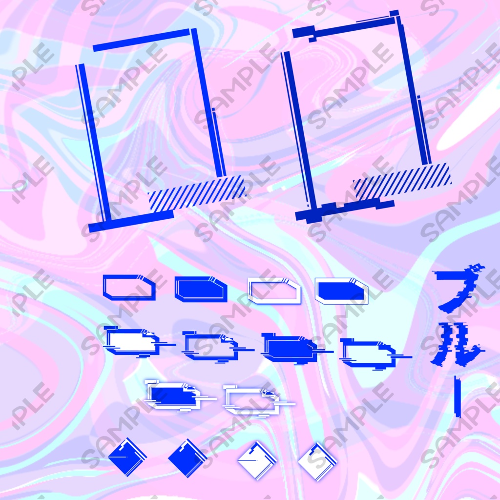 【画像素材】枠・コマ置き場【白黒+12アレンジ】