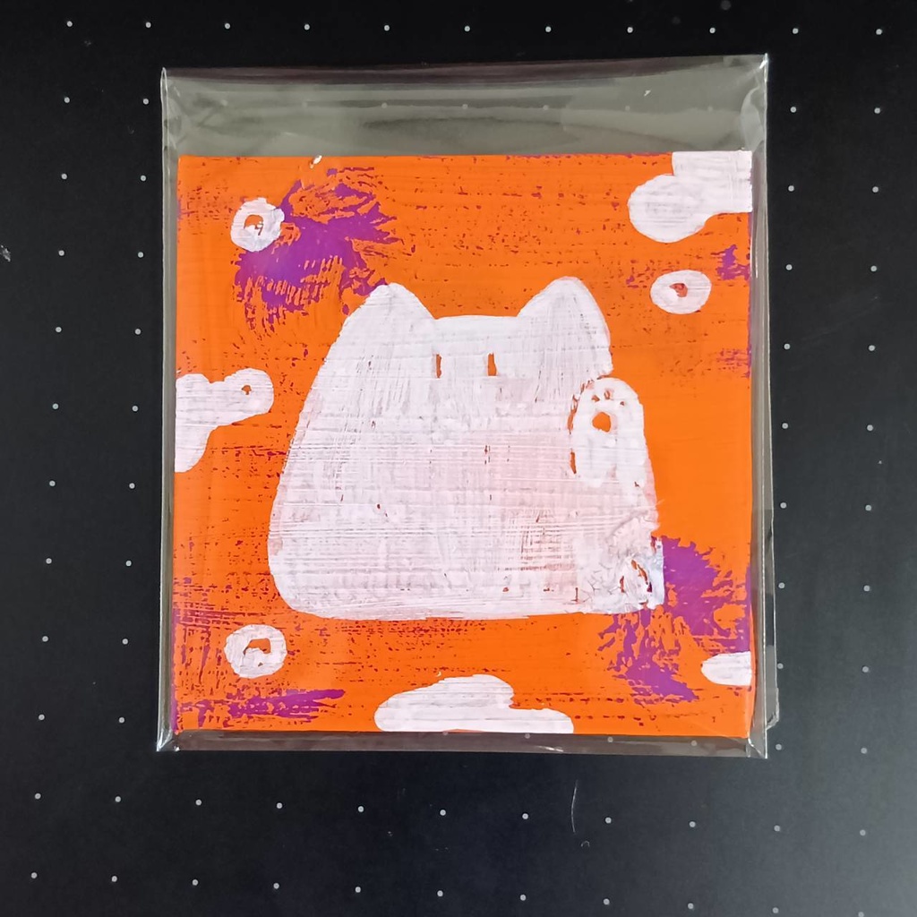 ゆるねこミニ色紙