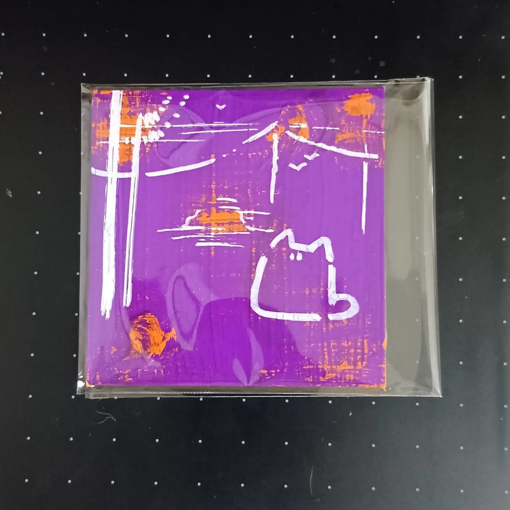 ゆるねこミニ色紙