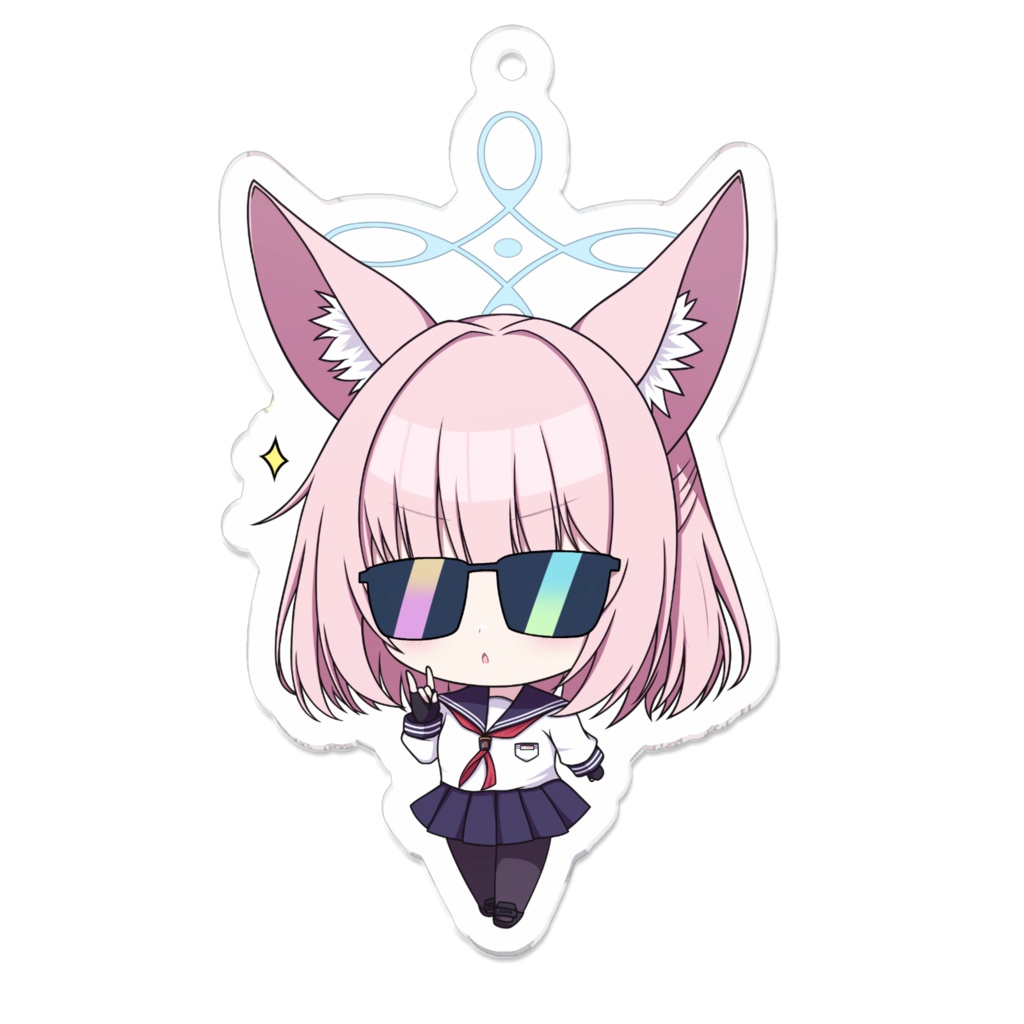 グラサンニコちゃん パリピ!アクリルキーホルダー