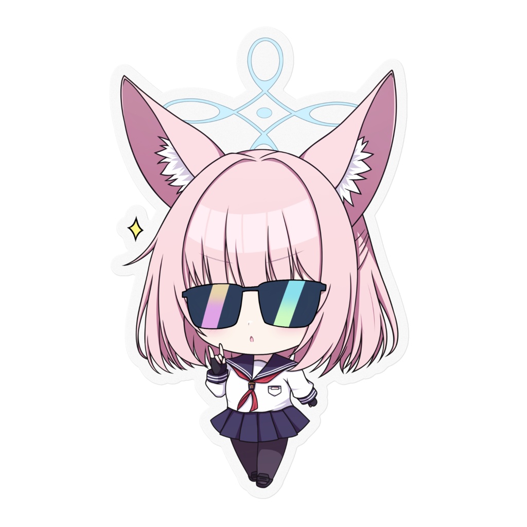 グラサンニコちゃん パリピ!ステッカー