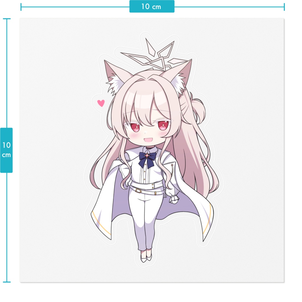 清澄アキラの慈愛のステッカー