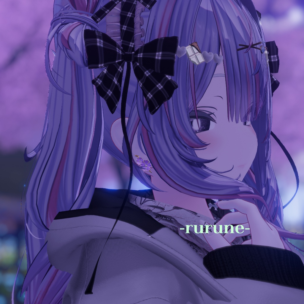 Perle de Cerisier【VRC想定】【3Dアクセサリー・】