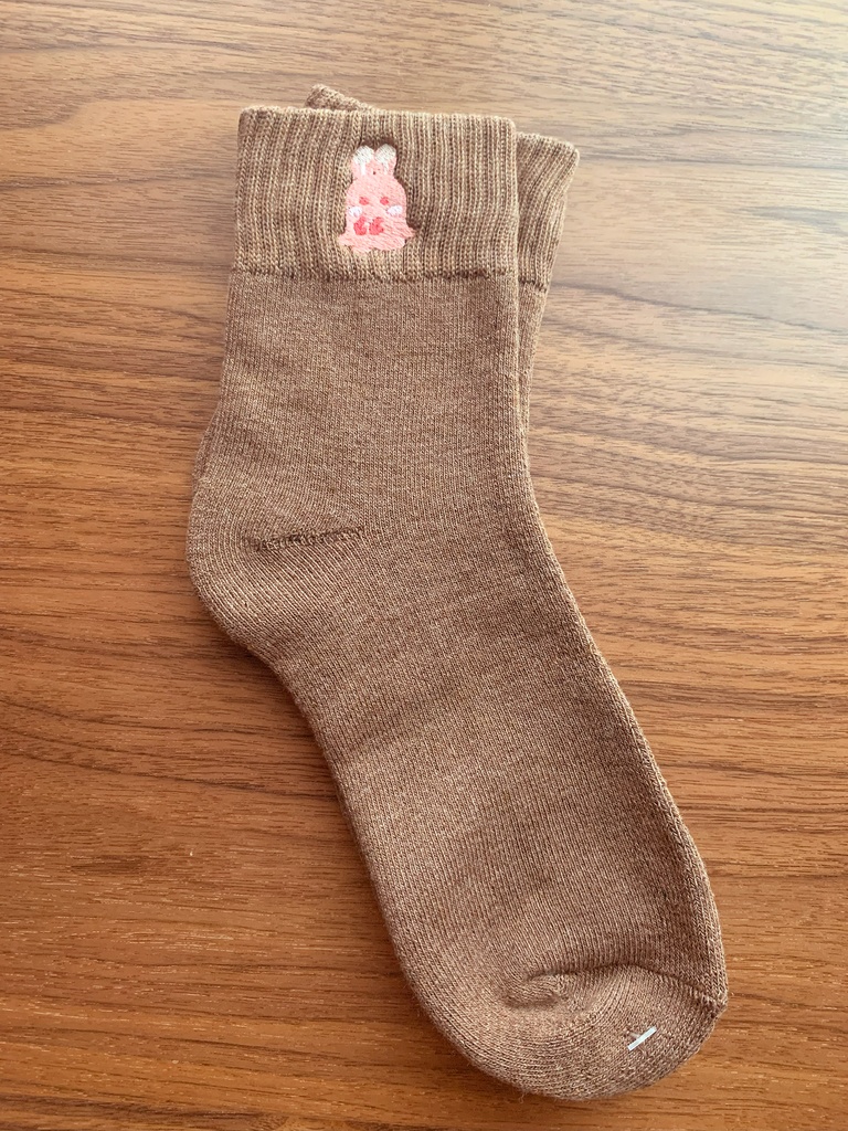 デク&お茶子 オバケ刺繡靴下