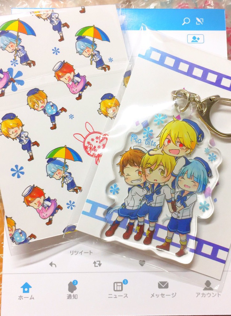 Ra*bits アクリルキーホルダー