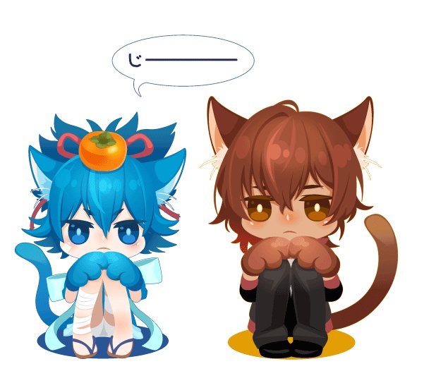 にゃんこアクリルフィギュア