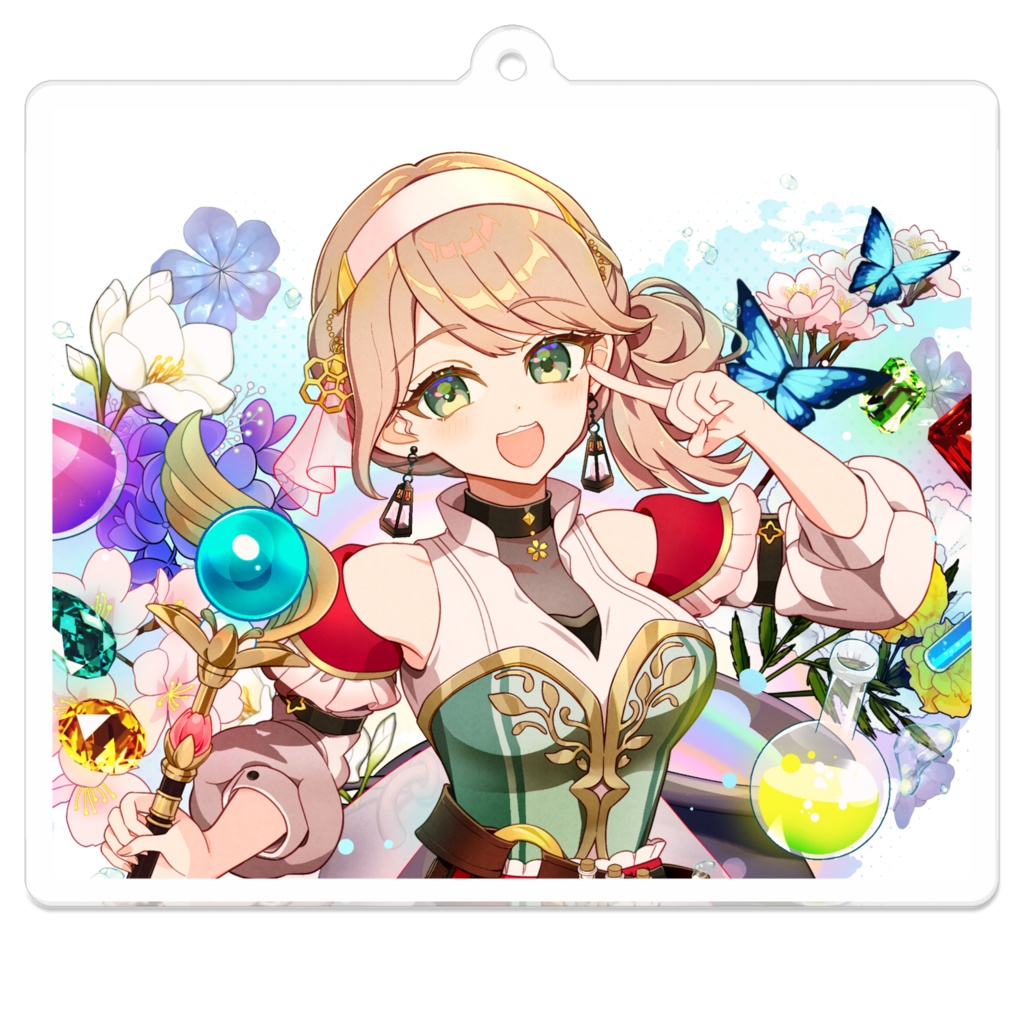 鈴彩ひのり1周年記念【アクリルキーホルダー】