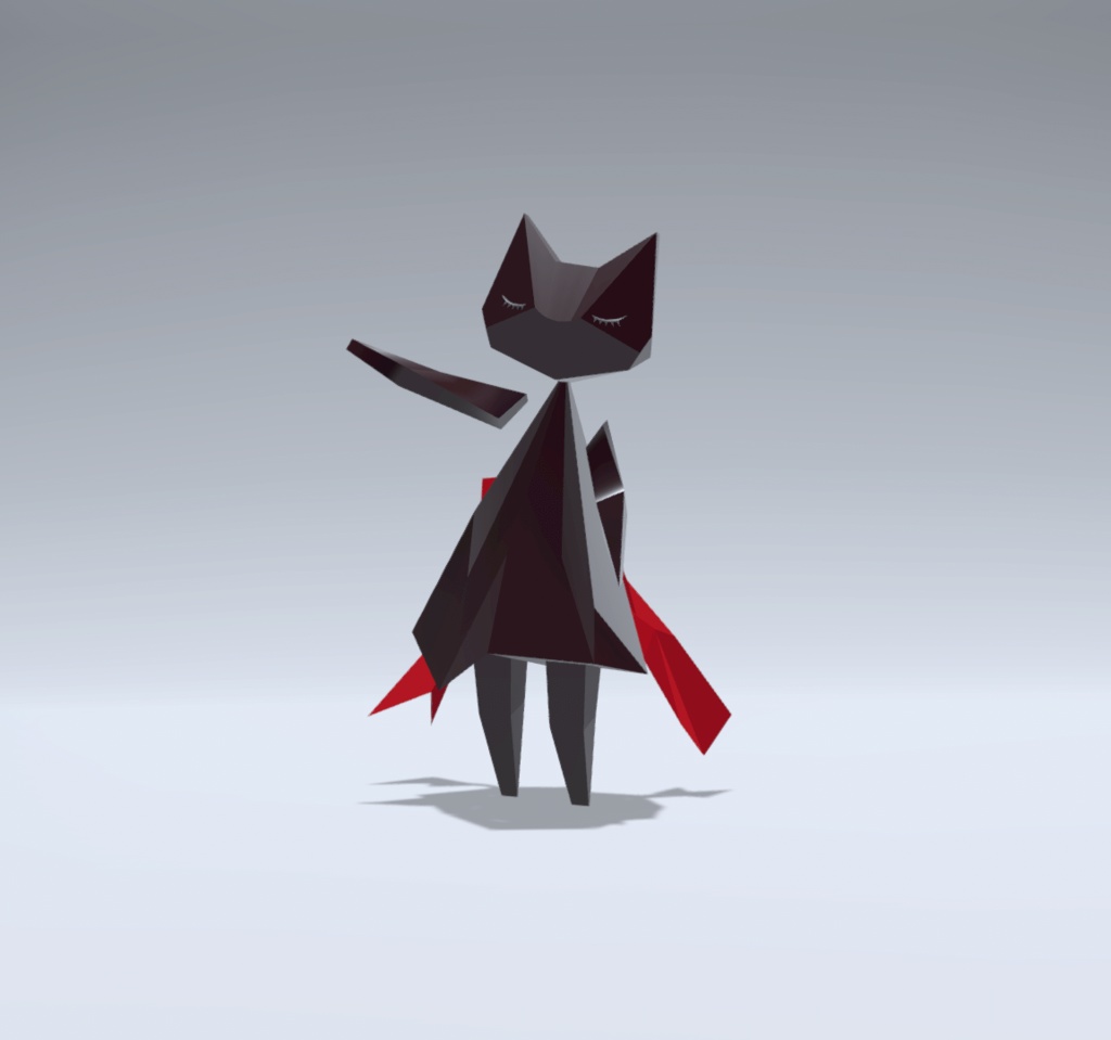 ねここ3Dモデル