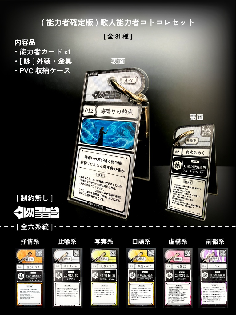 (能力者確定版)歌人能力者コトコレセット