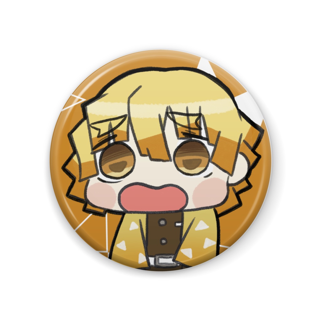 我妻善逸 缶バッチ