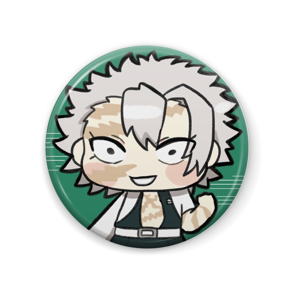 不死川実弥 缶バッチ