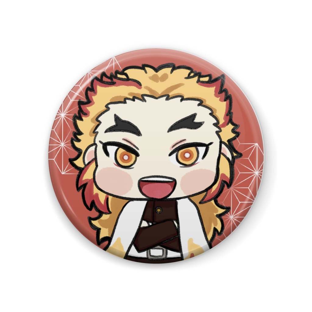 煉獄杏寿郎 缶バッチ