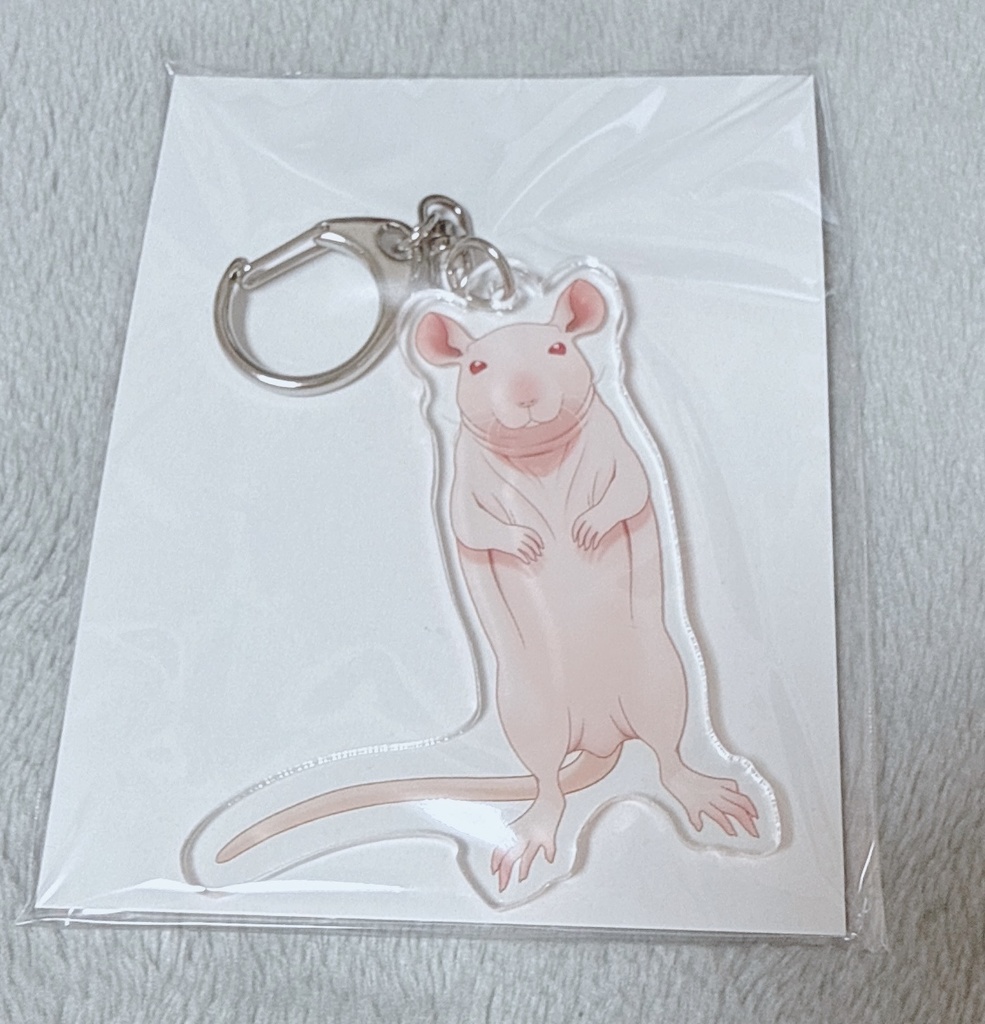 スキニーラットアクリルキーホルダーD