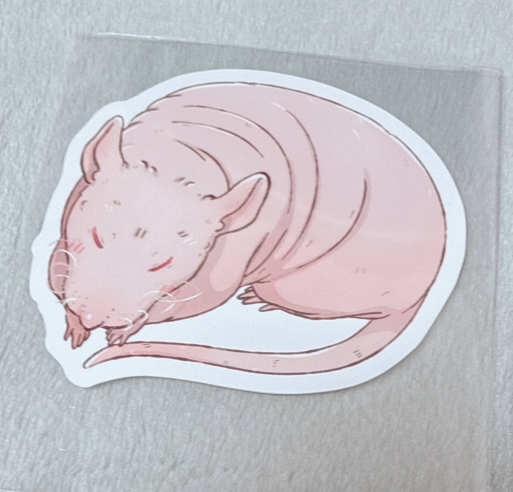 スキニーラットステッカーA（ゆっこ様デザイン）