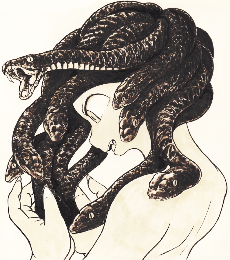 『Medoūsa』額入り原画